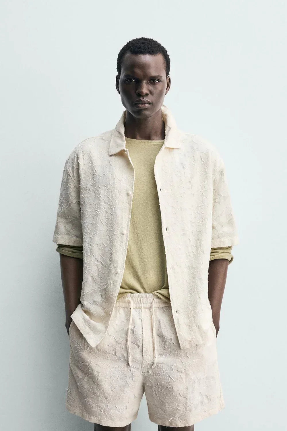 TEXTURED JACQUARD SHIRT