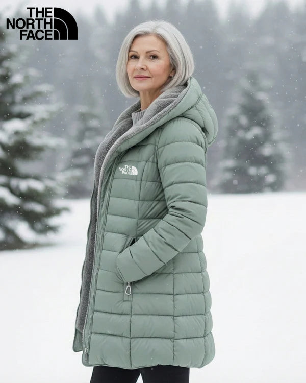 TNF Fleece-Steppmantel, Räumungsverkauf