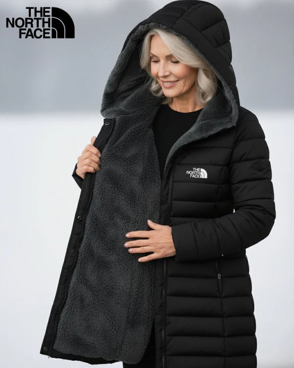 TNF Fleece-Steppmantel, Räumungsverkauf