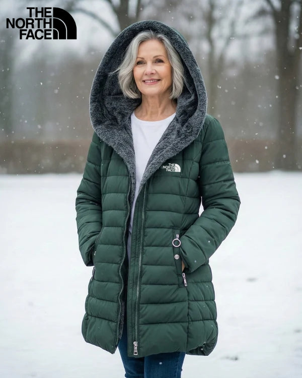 TNF Fleece-Steppmantel, Räumungsverkauf