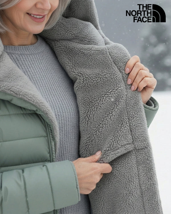 TNF Fleece-Steppmantel, Räumungsverkauf