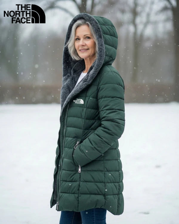 TNF Fleece-Steppmantel, Räumungsverkauf
