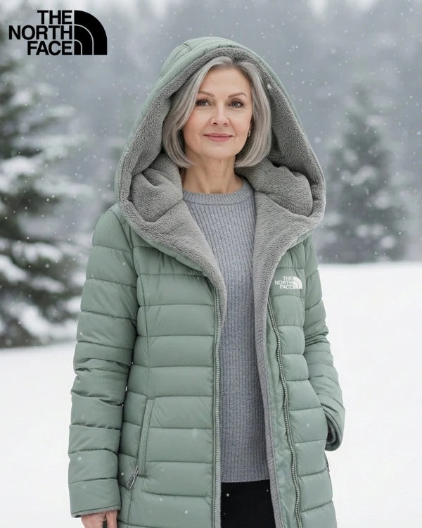 TNF Fleece-Steppmantel, Räumungsverkauf
