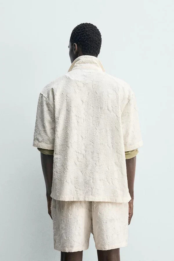 TEXTURED JACQUARD SHIRT