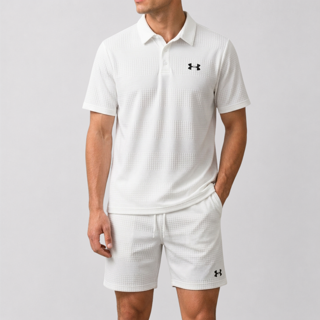 UA™ | Aero-Weave Polo Shorts Set