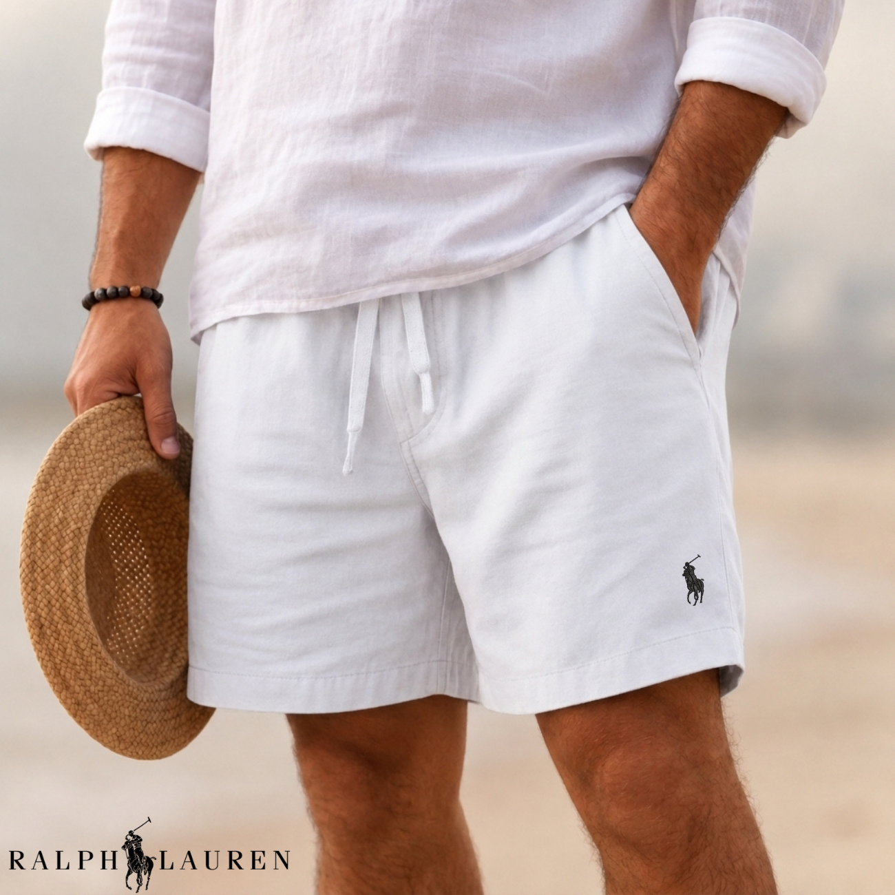 RL™ Coastal Linen Drawstring Shorts