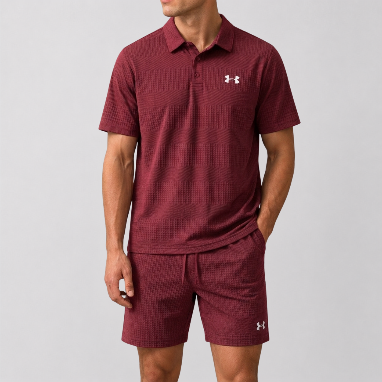 UA™ | Aero-Weave Polo Shorts Set