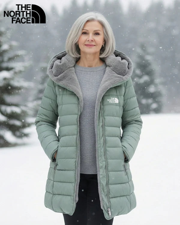 TNF Fleece-Steppmantel, Räumungsverkauf