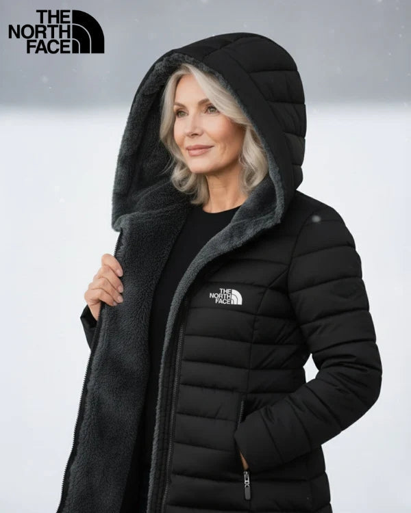 TNF Fleece-Steppmantel, Räumungsverkauf