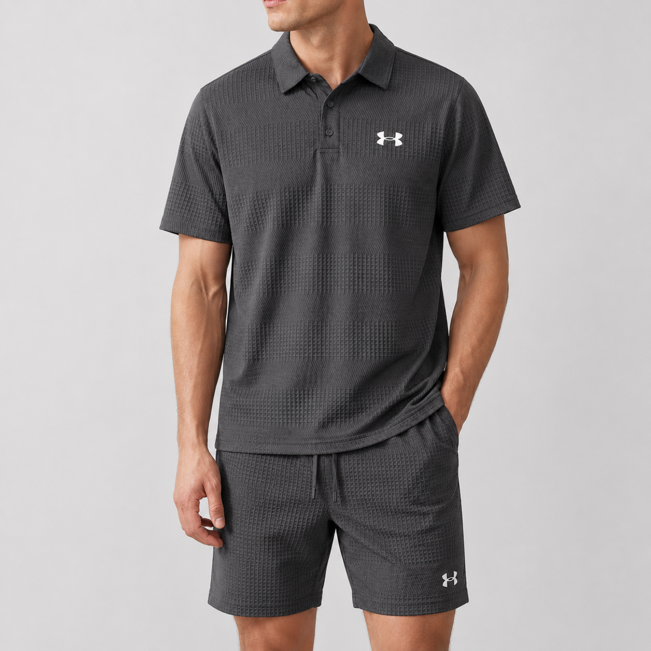 UA™ | Aero-Weave Polo Shorts Set