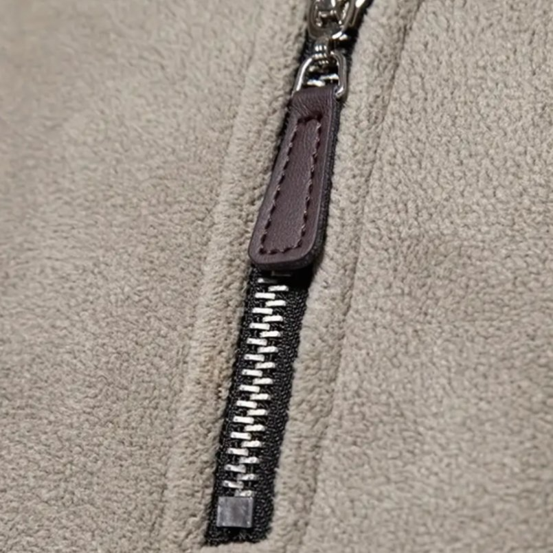 Quarter-Zip Fleece Sweater