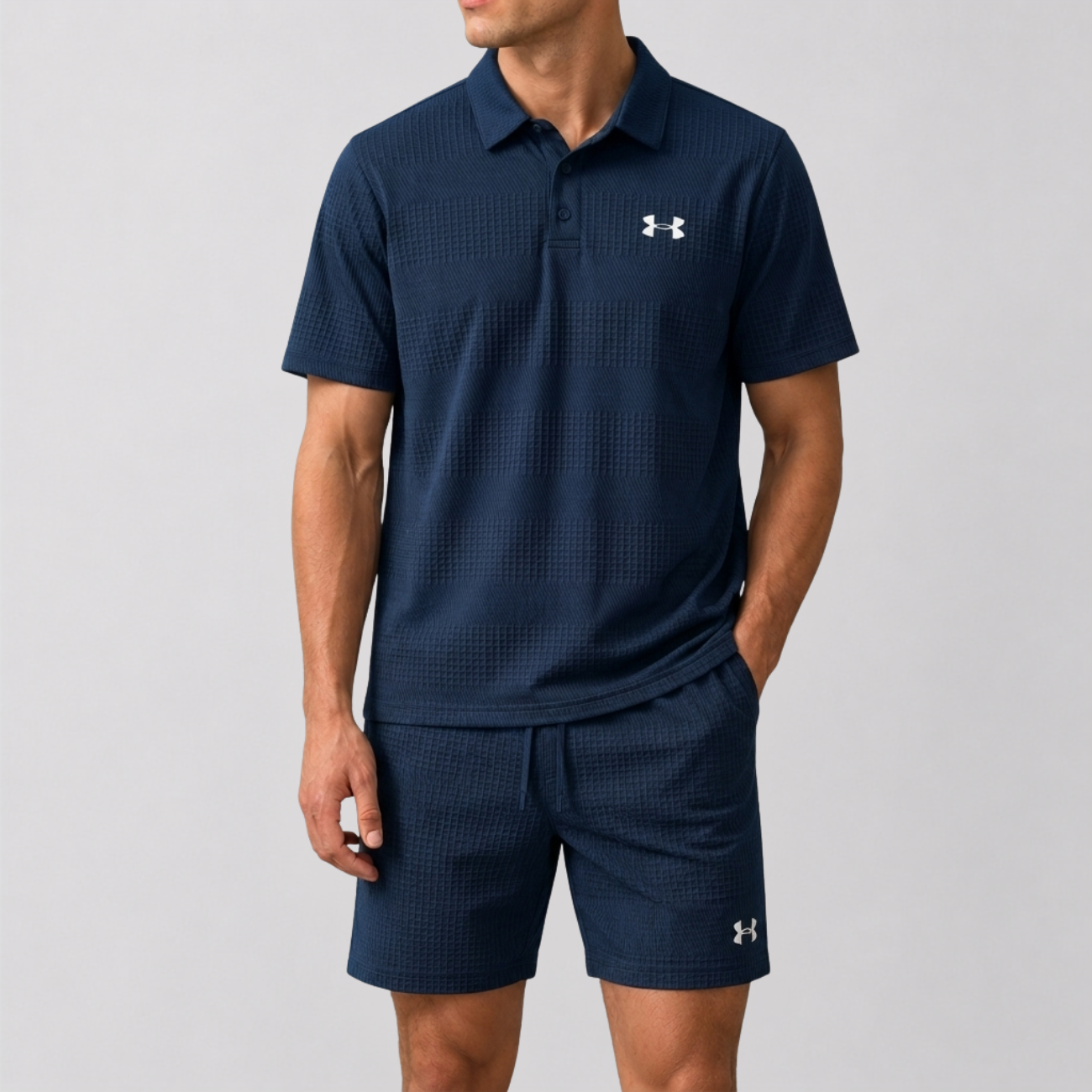 UA™ | Aero-Weave Polo Shorts Set