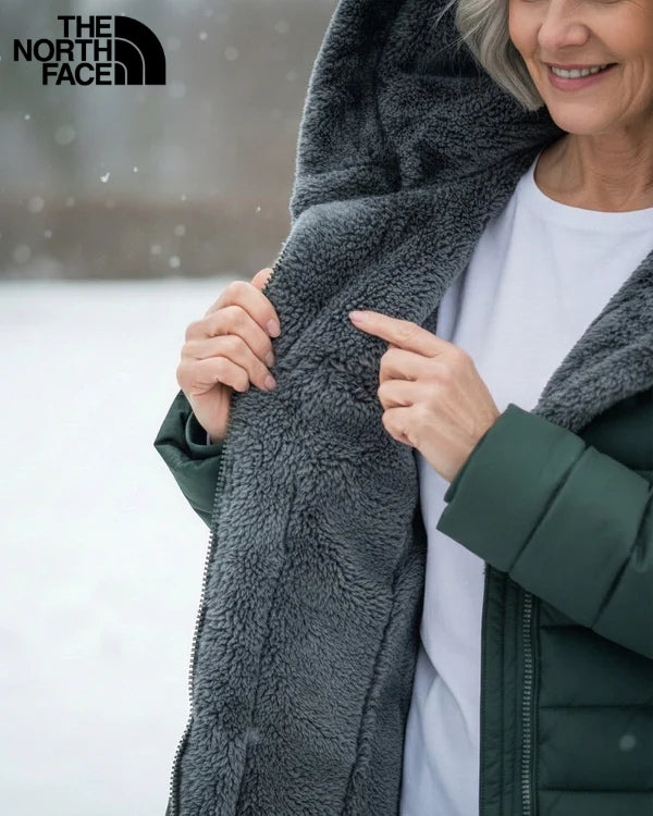 TNF Fleece-Steppmantel, Räumungsverkauf
