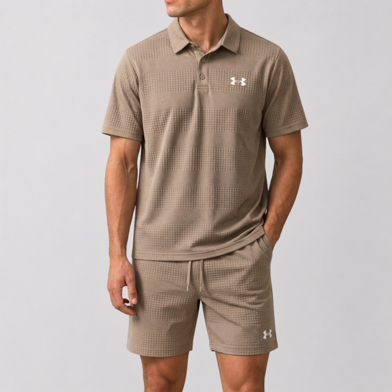 UA™ | Aero-Weave Polo Shorts Set