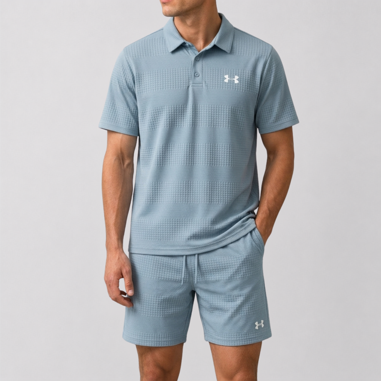 UA™ | Aero-Weave Polo Shorts Set