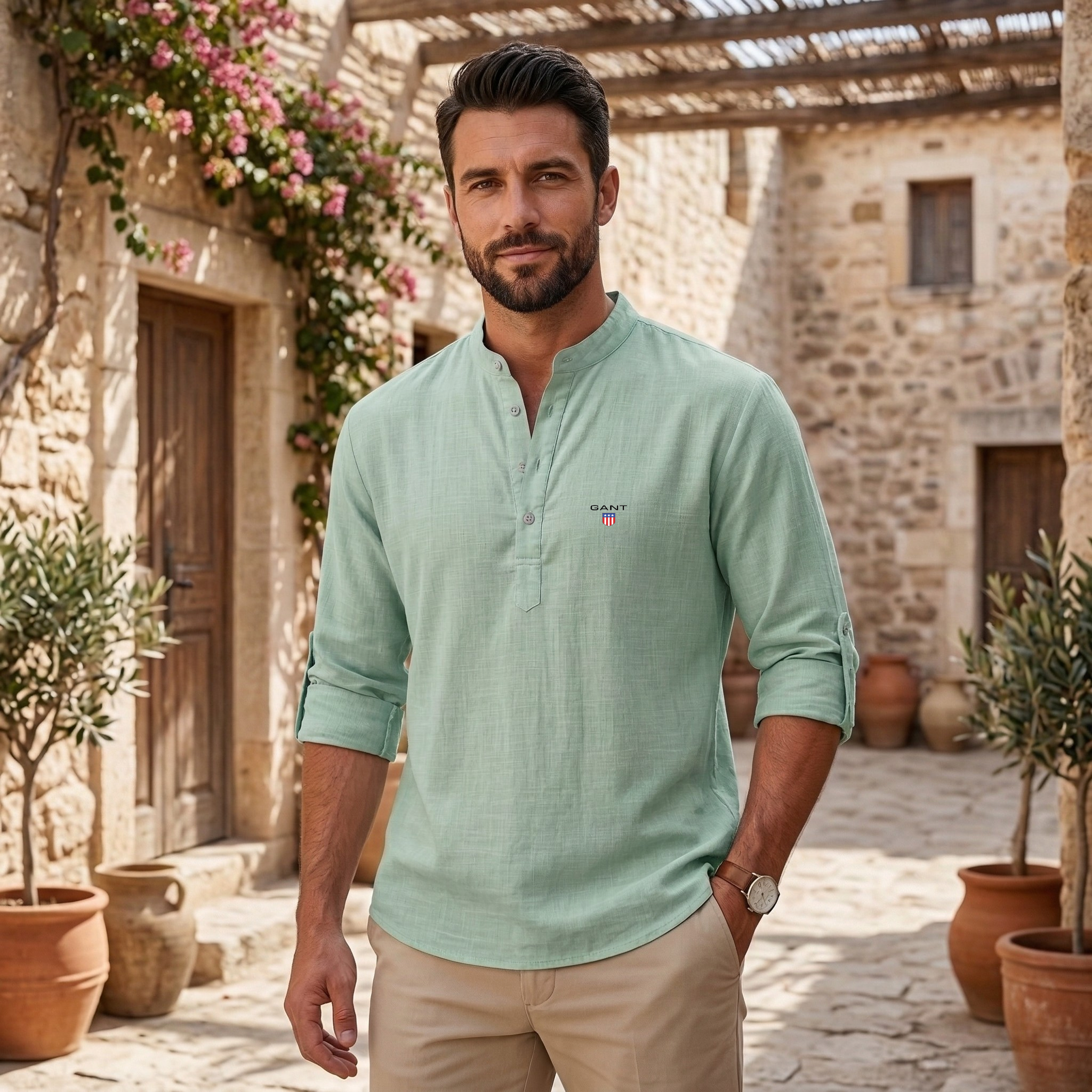 GANT™ | Casual Henley Hemd