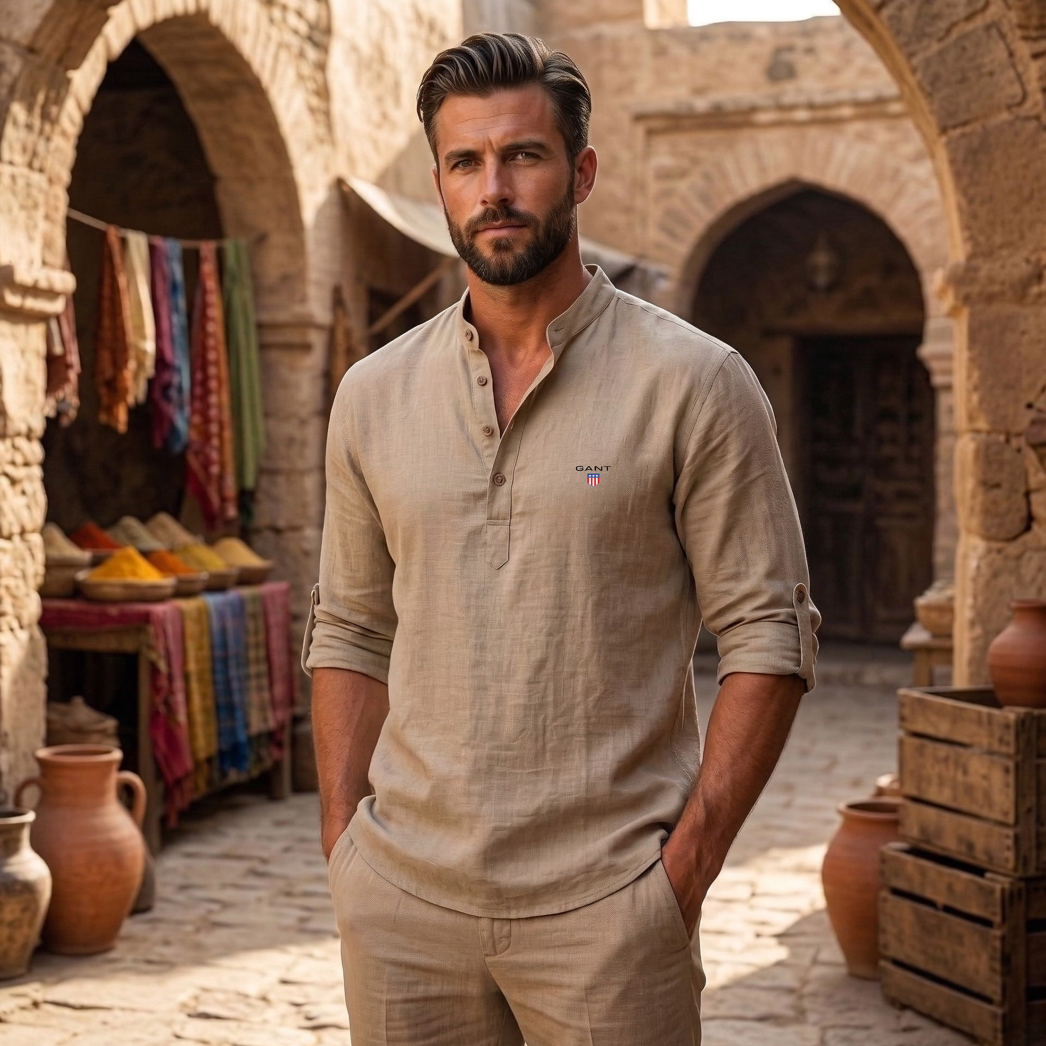 GANT™ | Casual Henley Hemd